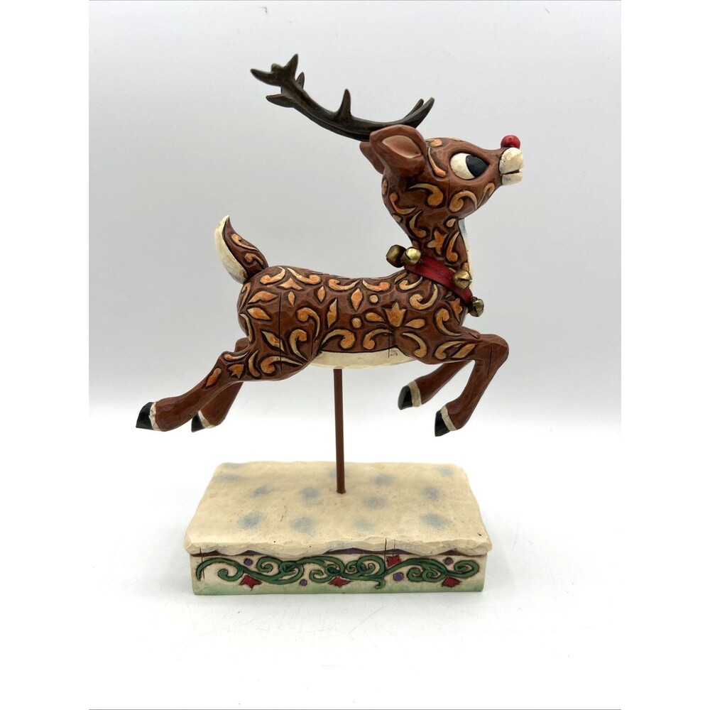 VTG Jim Shore Traditions 2007 Rudolph the Red-Nosed Reindeer Figurine 4008337